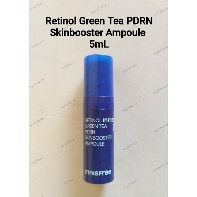 Innisfree Retinol Green Tea PDRN Skinbooster Ampoule 5ml(Exp 2027/09)---Sample Size