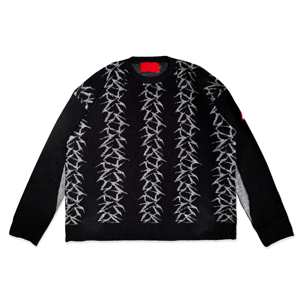 Sesuai Rajut Skippers  Burnout Knit Sweatshirt
