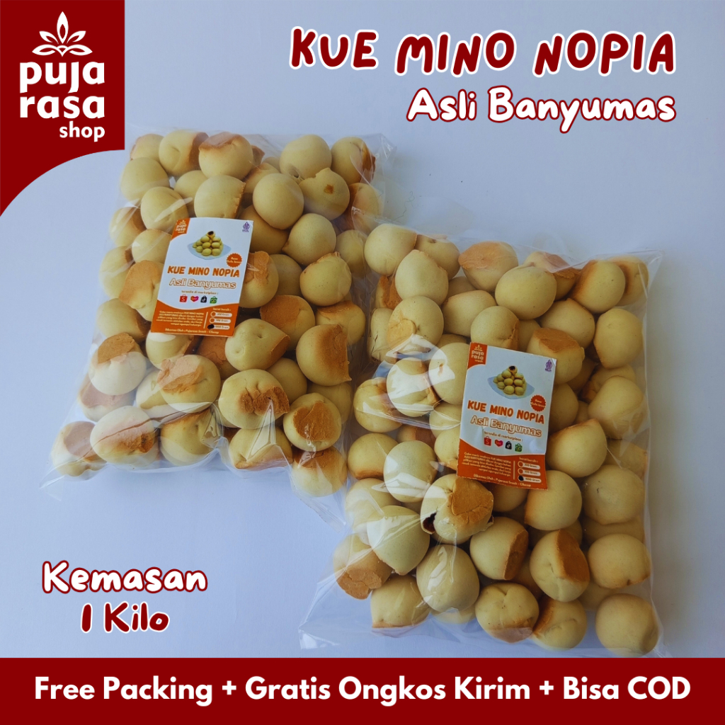 

PROMO 1 KG KUE MINO NOPIA BULAT RASA GULA JAWA MANIS ASLI BANYUMAS