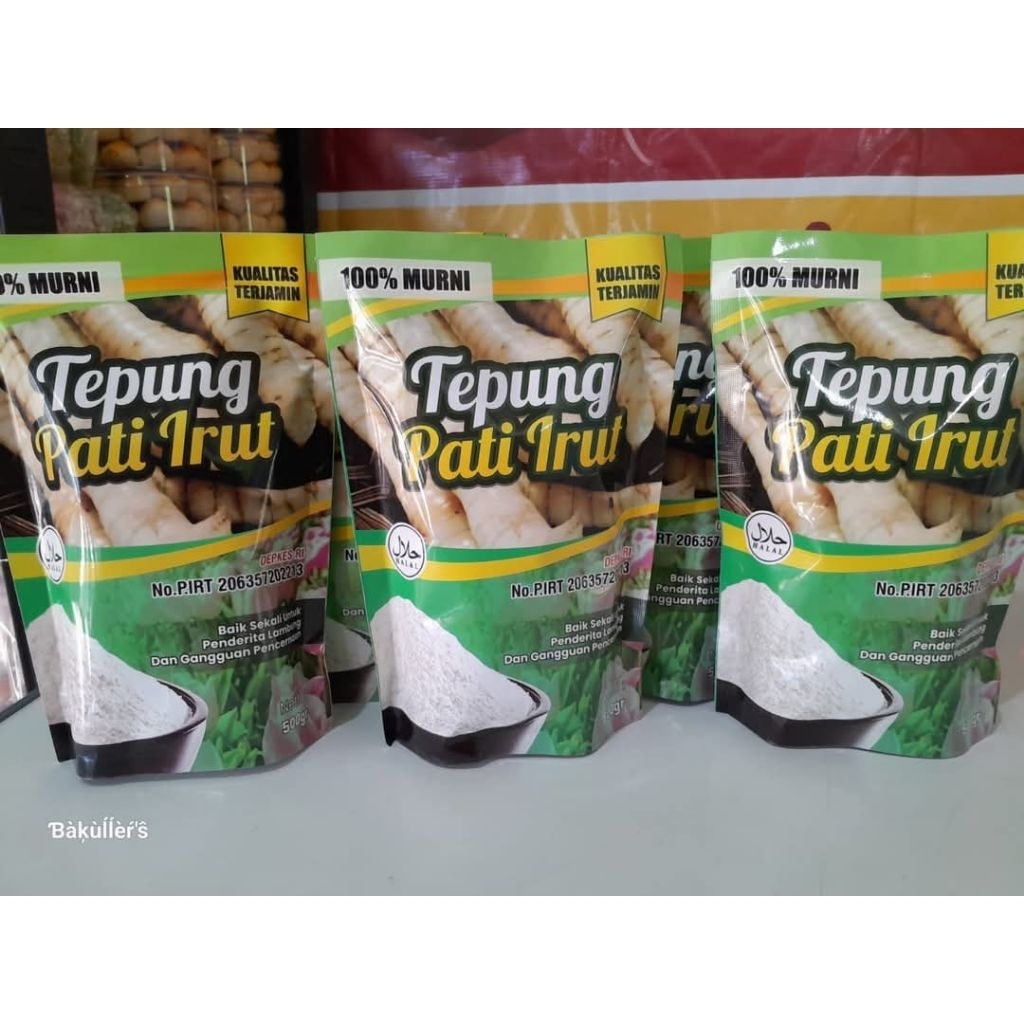 

GROSIR TEPUNG GARUT / PATI IRUT / PATI GARUT 100% MURNI ASLI BERKUALITAS