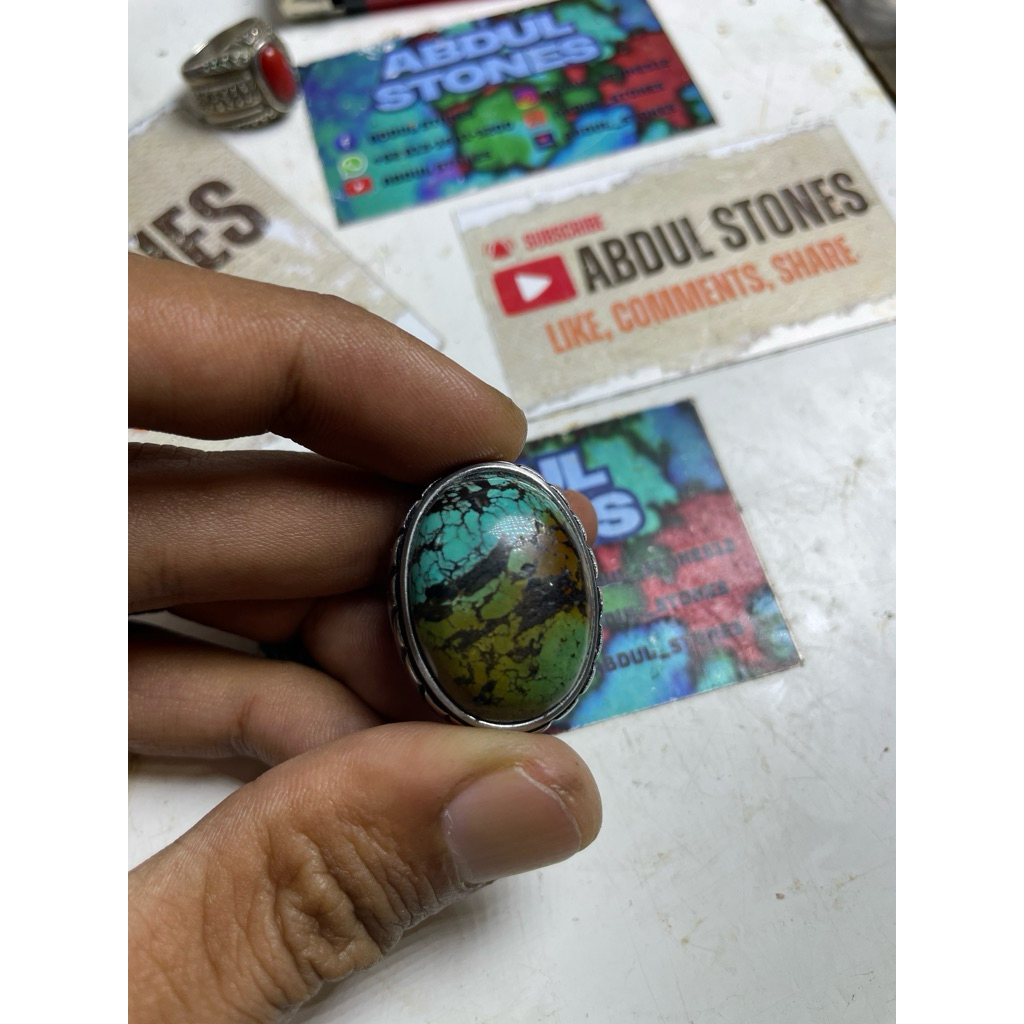 BATU AKIK PIRUS HUBEI // BATU AKIK PIRUS ASLI // NATURAL TURQOUISE