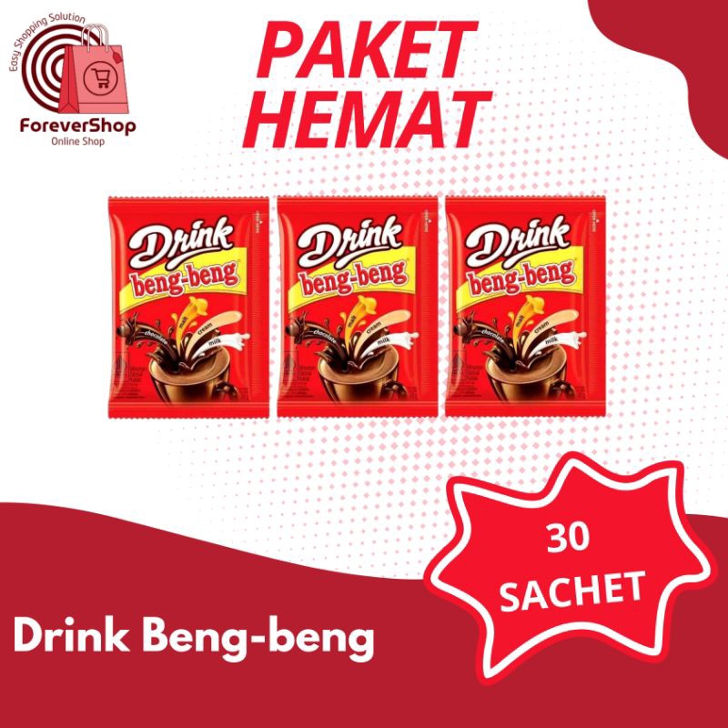 

beng-beng Drink PAKET HEMAT 30 PCS - Minuman Serbuk Cokelat