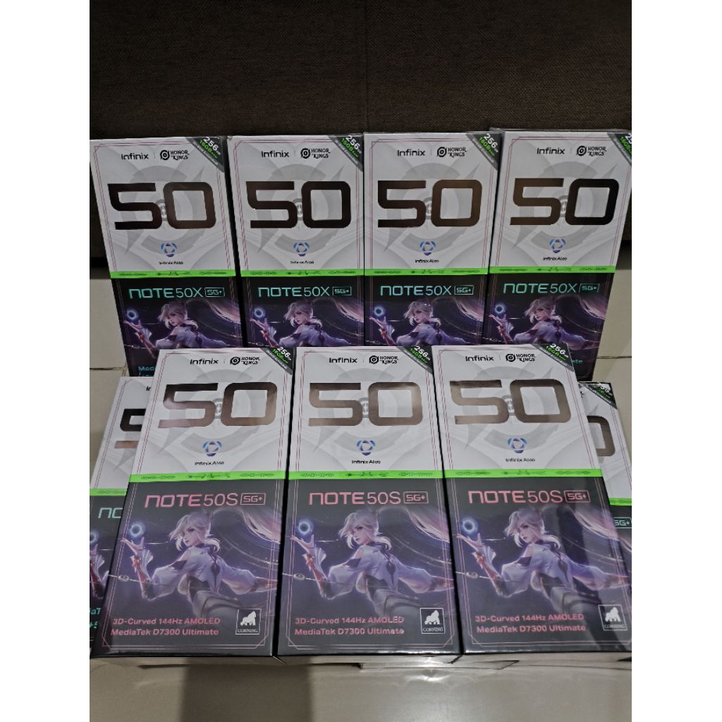INFINIX NOTE 50S 5G & Note 50X 5G RAM 8/256 GB GARANSI RESMI
