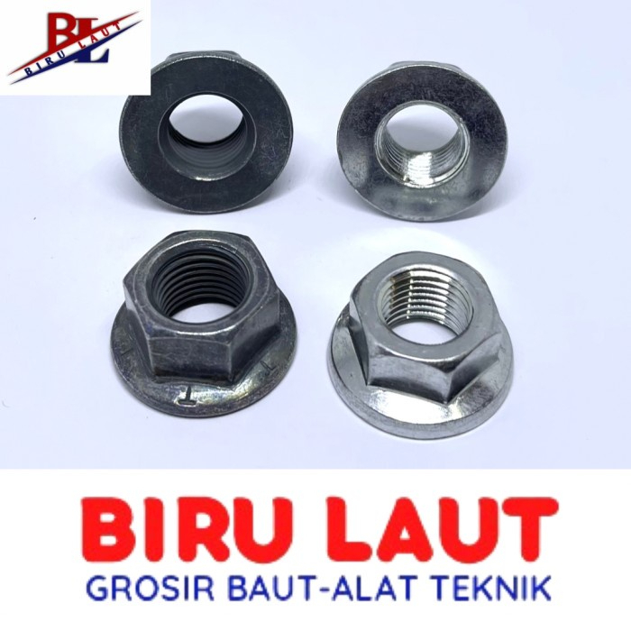 10 Biji Mur Flange M12 K17 Original