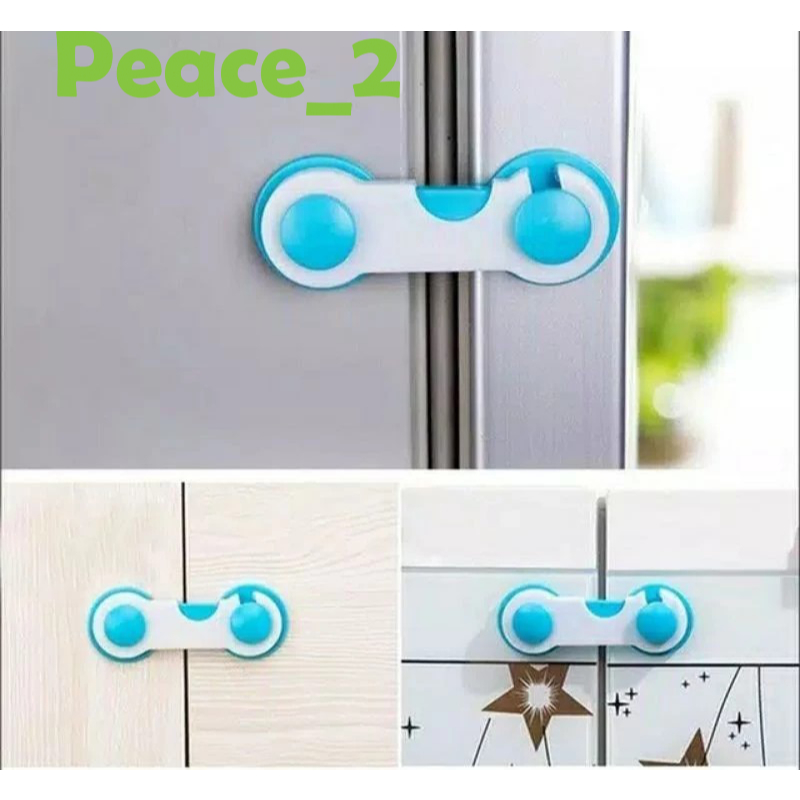 Pengaman Pintu Lemari 3M Adhesive Universal - Penahan Pintu Lemari Lem 3M