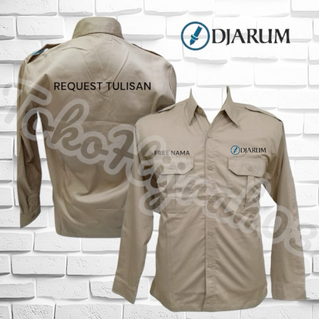 SERAGAM TERBARU DJARUM UKURAN BIG SIZE KEMEJA TERBARU DJARUM SERAGAM DJARUM SERAGAM KERJA DJARUM KEM