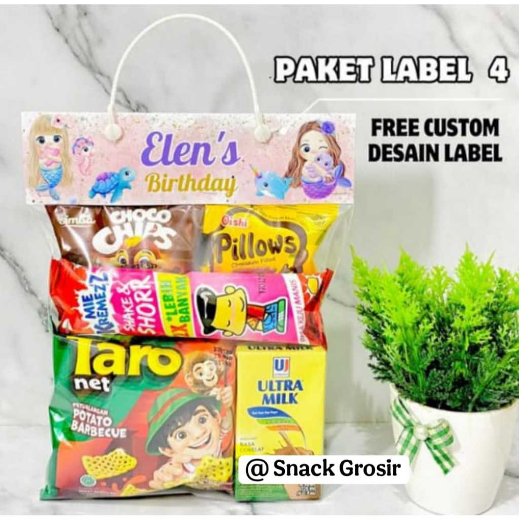 

Paket Snack Ulang Tahun Anak / Snack Ultah / Bingkisan Ultah Anak