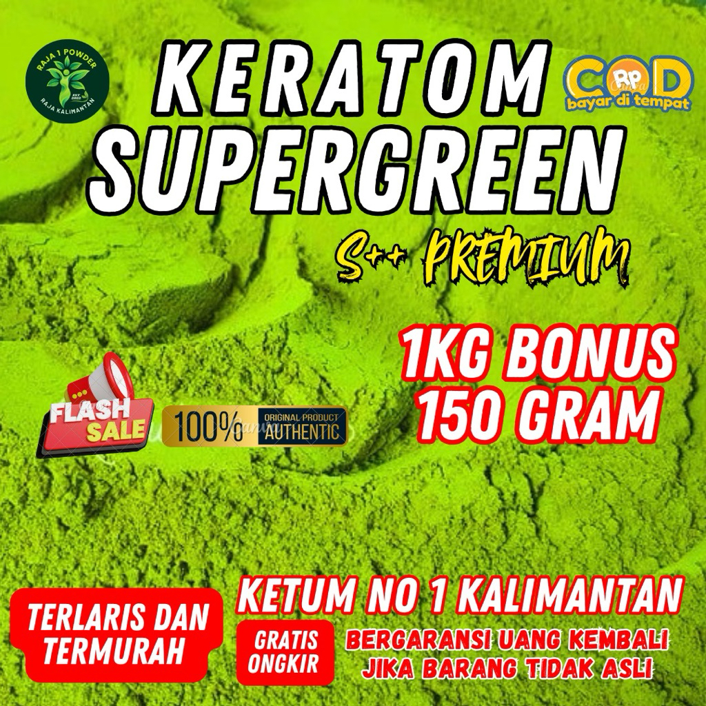 

RAJA KALIMANTAN serbuk hijau daun purliksS+ hijau kalimantan powder