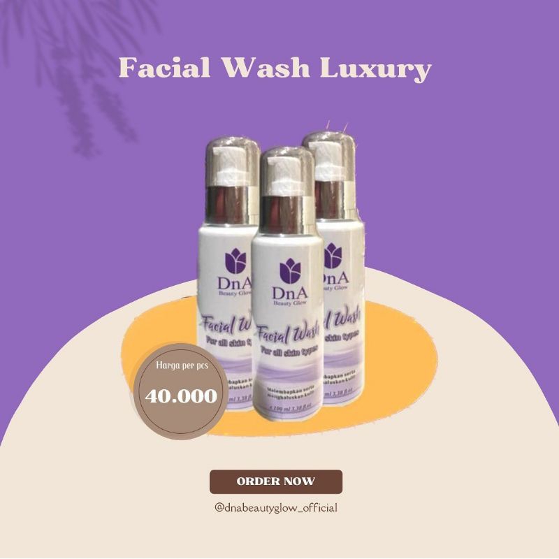 Facial Wash Luxury DnA Beauty Glow