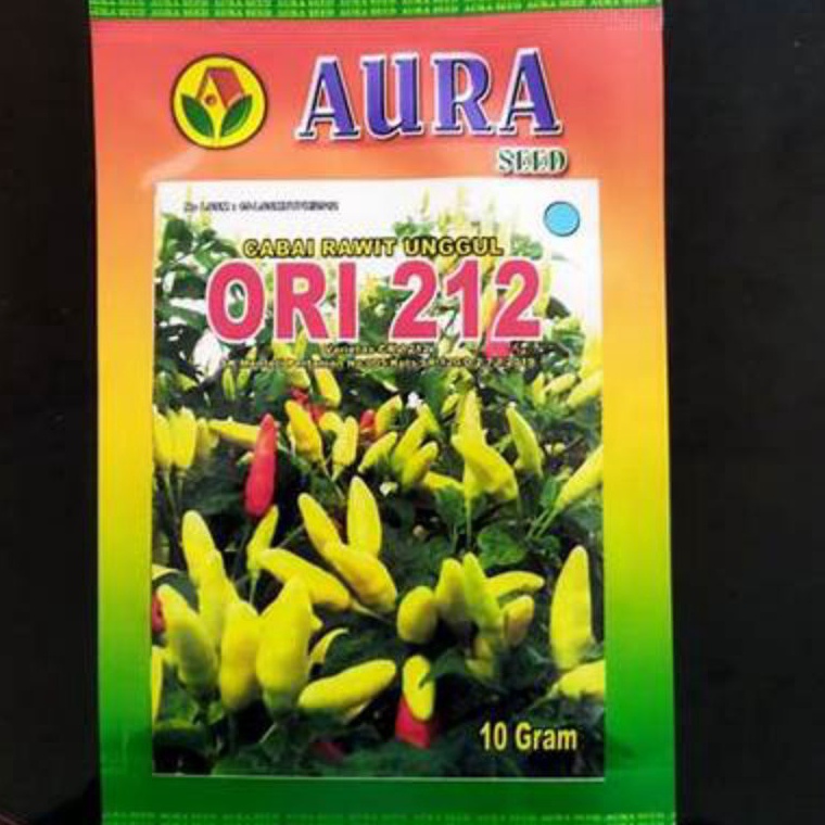 KODE J28F 9  Benih Cabe Rawit Merah ORI 212 by Auraseed Indonesia 1 gram  ORI 212 Benih Cabe Viral