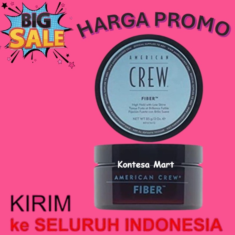 American Crew Fiber Pomade Penata Perapi Hair Style Rambut Tebal Pomad Pomet Pomed 85Gr 85 Gr 3 Oz
