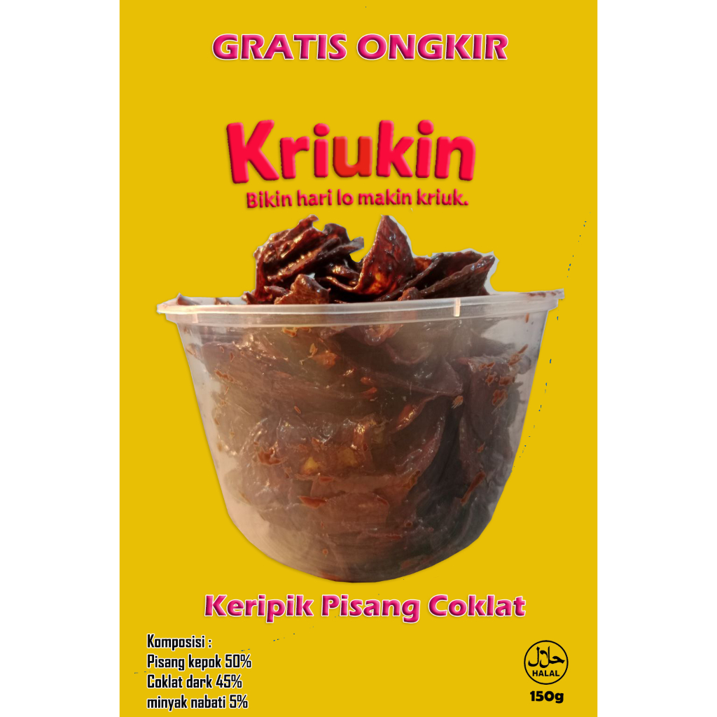 

Camilan sehat anak kos bisa buat snack oleh oleh Kekinian, Snack Rumahan Viral Keripik Pisang Coklat