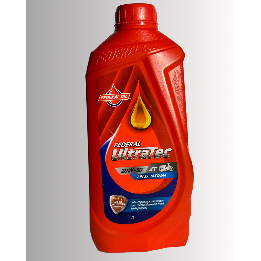 Oli Federal Ultratec 1 Liter Oli Ultratec 1lt Oli Mesin Motor Federal Ultratec 1Liter 1lt