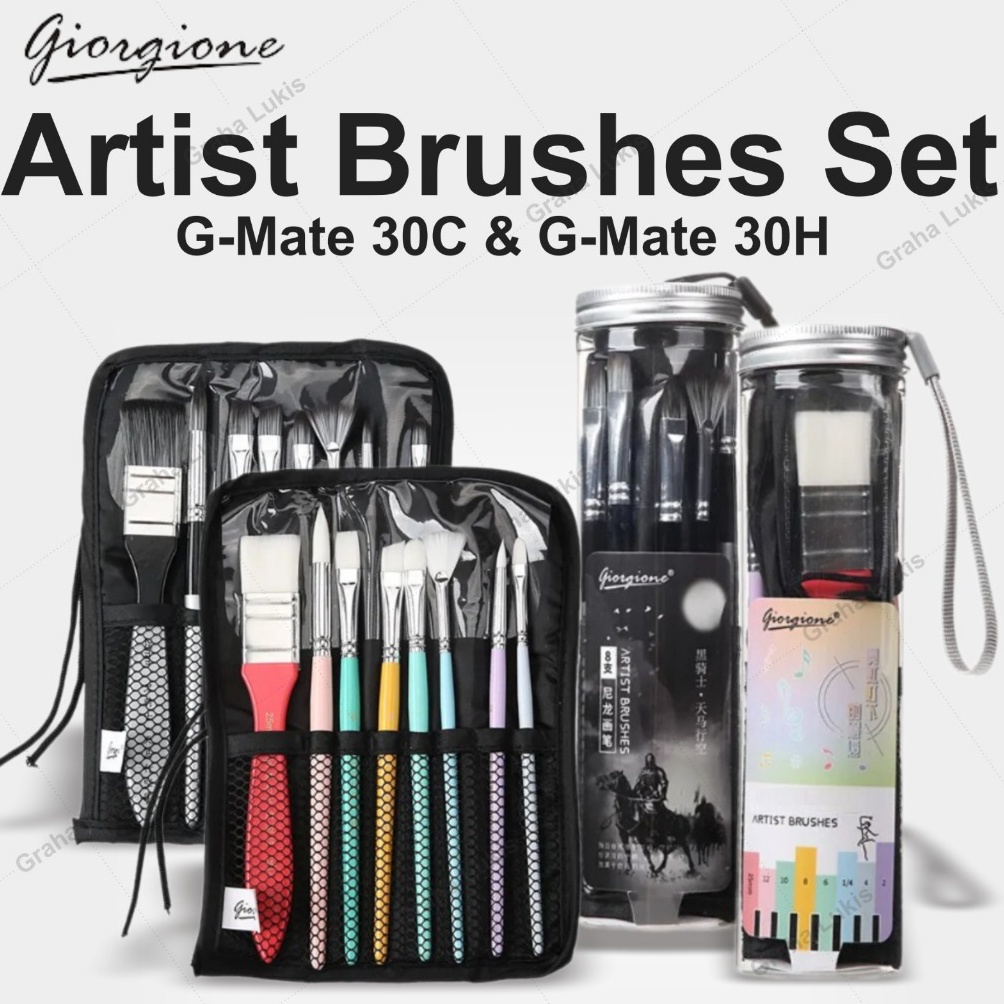 

KODE J35X Giorgione Artist Brushes Set GMate 3C GMate 3H Kuas Set