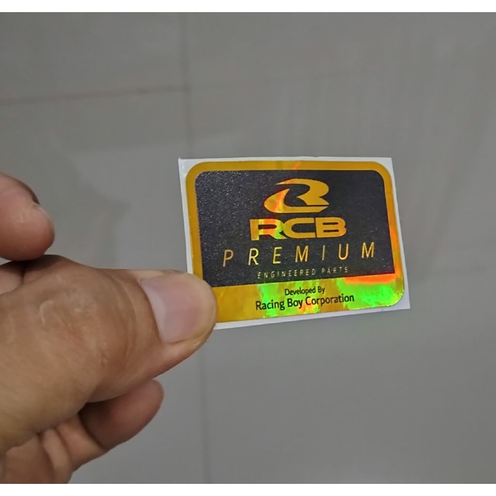 stiker shock RCB premium