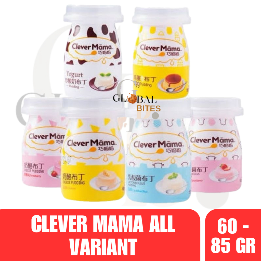 

Clever Mama Pudding 70g 85g Classic Milky Pudding Aneka Rasa Assorted Cheese Original Cheese Strawberry