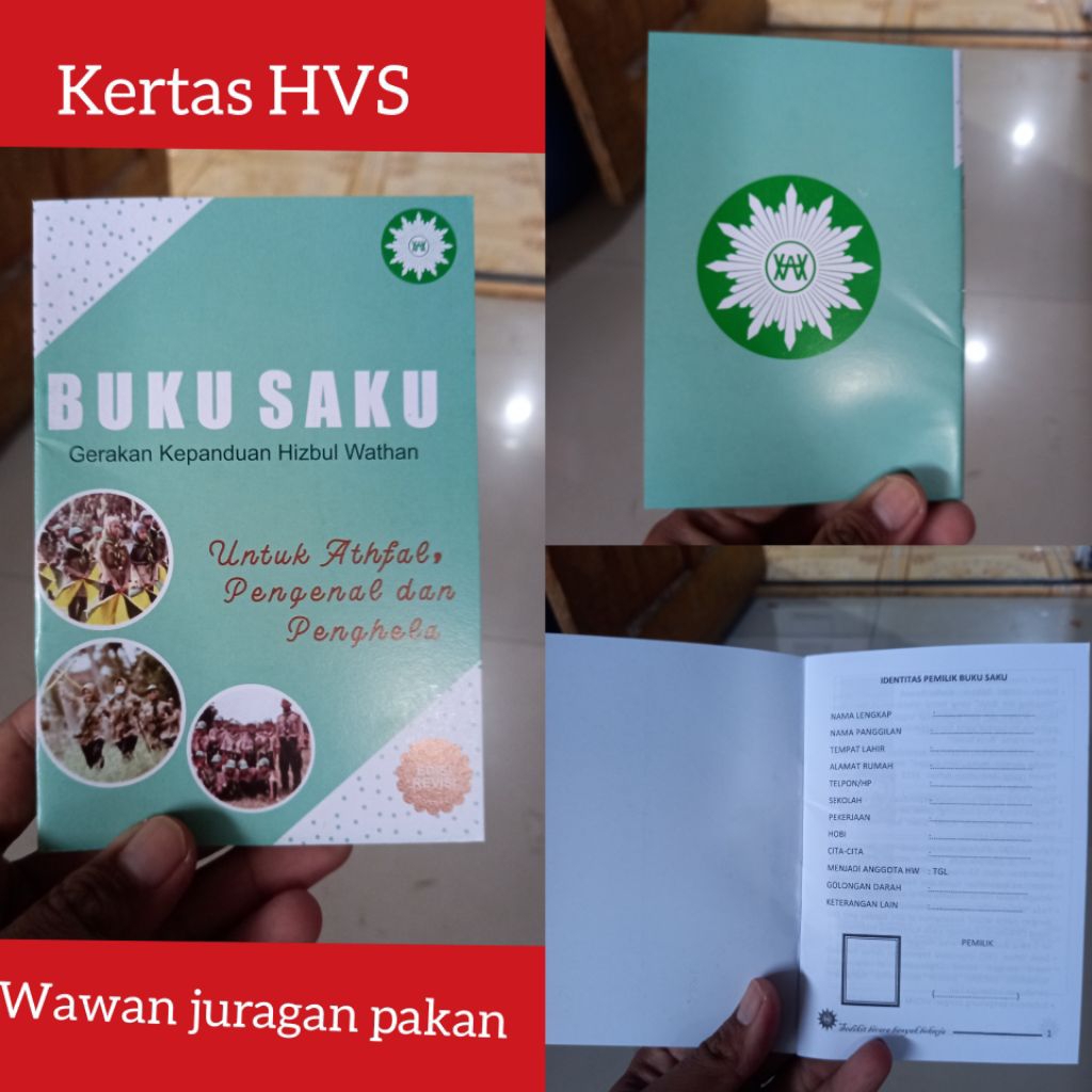 Buku Saku Hizbul Wathan / Buku Gerakan Kepanduan Hizbul Wathan