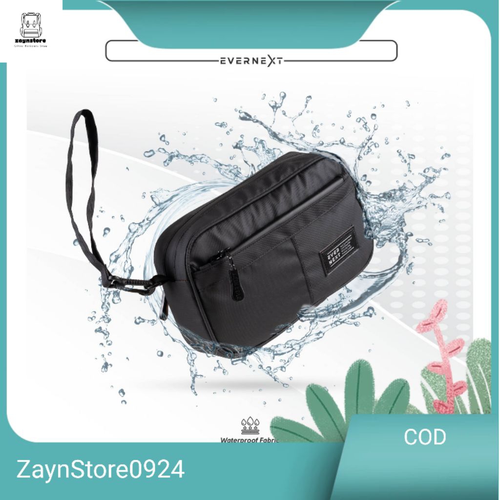 POUCH BAG LUCAS - EVERNEXT Tas Tangan Pria Anti Air Hand Bag Keren