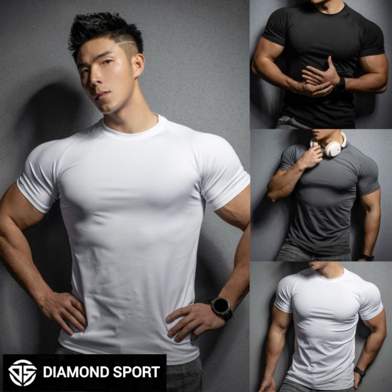 KAOS GYM PRIA POLOS KAOS GYM PRIA KETAT KAOS GYM PRIA FITNESS KAOS OLAHRAGA POLOS PRIA PAKAIAN OLAHR