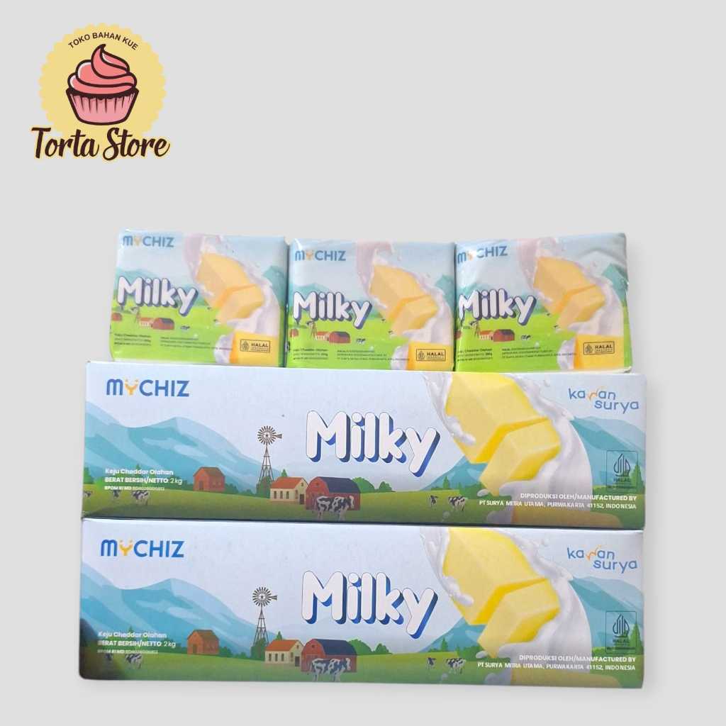 

My Chiz Keju Cheddar Milky 2kg dan 250gr