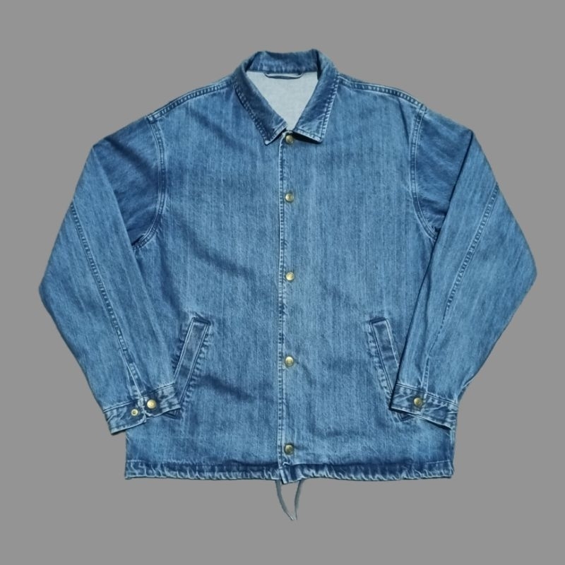Jaket Jeans Global Uniqlo Second Tebal