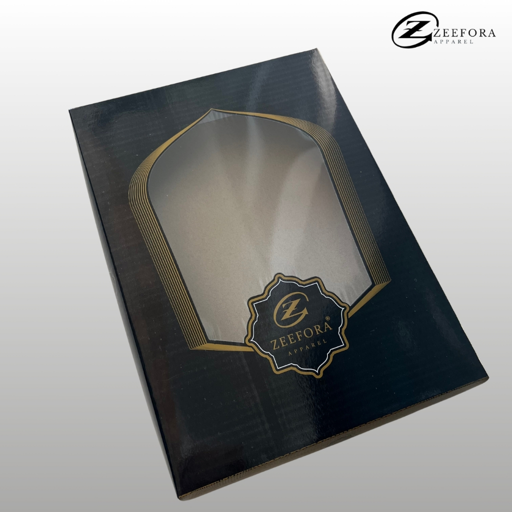 

Zeefora - Box Kemasan Baju Gamis Pria Jubah Premium Karton Mika Premium Bubble Wrap 2 Lapis