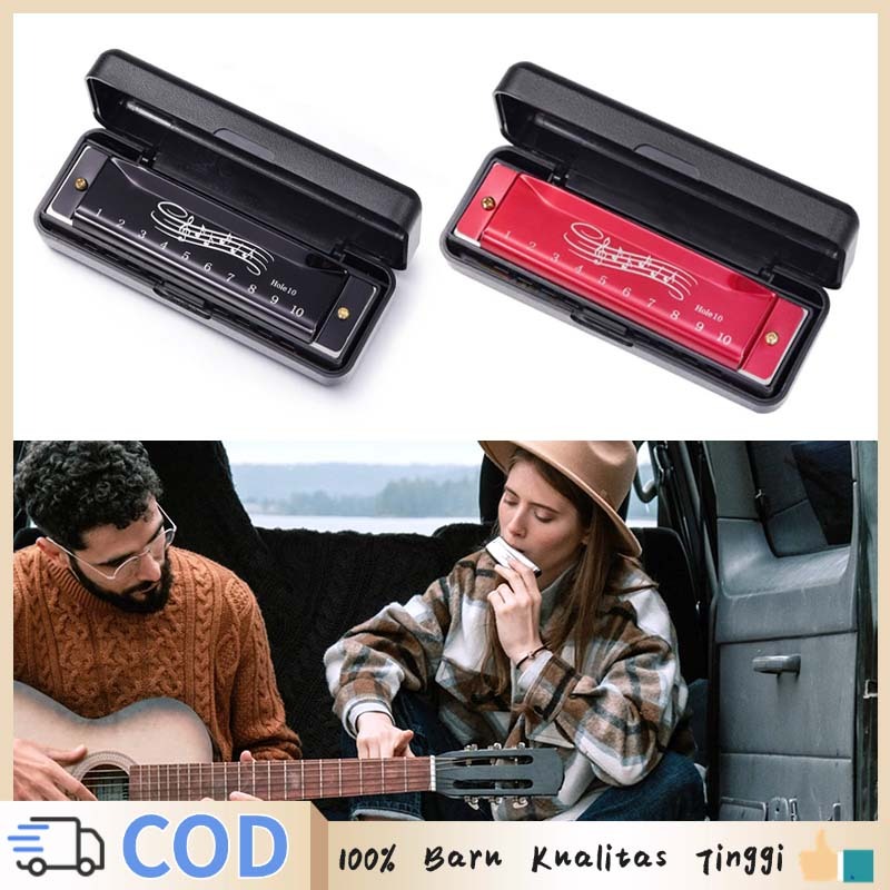 Harmonika 10 Hole Harmonica Mandalika Harmonika Kromatik Untuk Anak Harmonika Suzuki Dengan Kotak