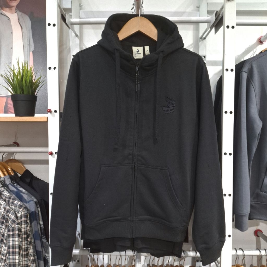 3SECOND Jaket Hoodie Pria Sweater Zipper Turtle Original 050523