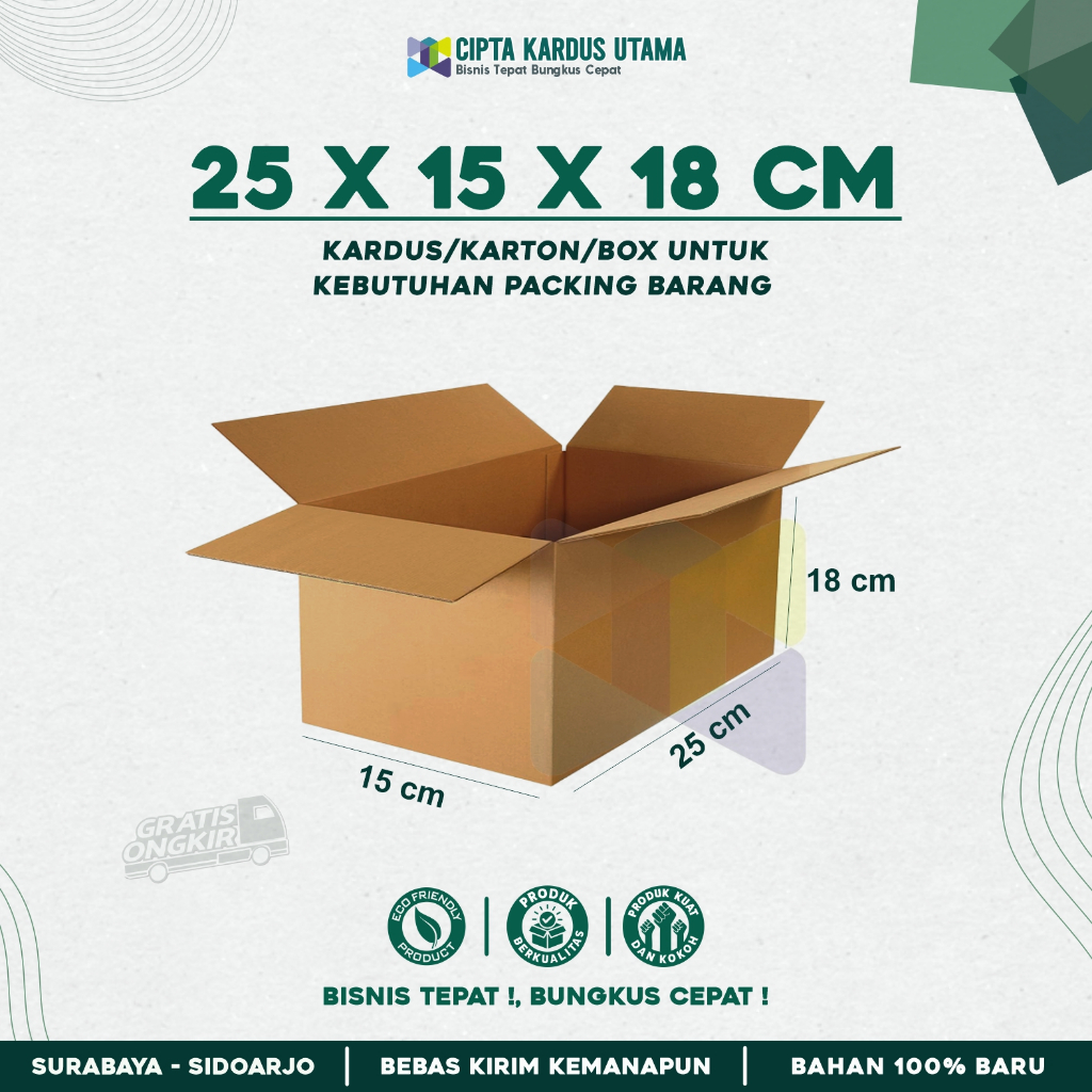 

Kardus Packing 25x15x18 | Box packing | Karton Packing