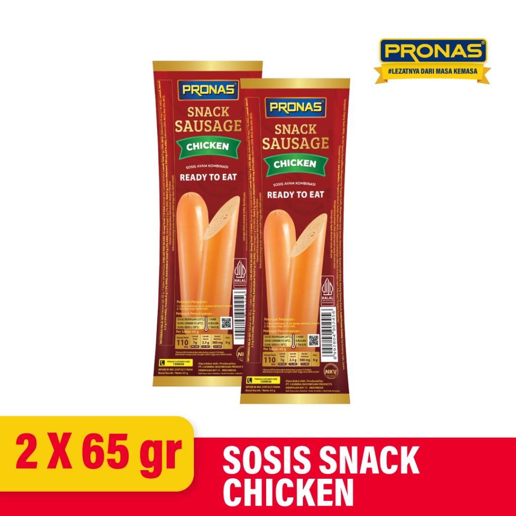

PRONAS Sosis Snack Ayam 65 gr Bundling 2pcs