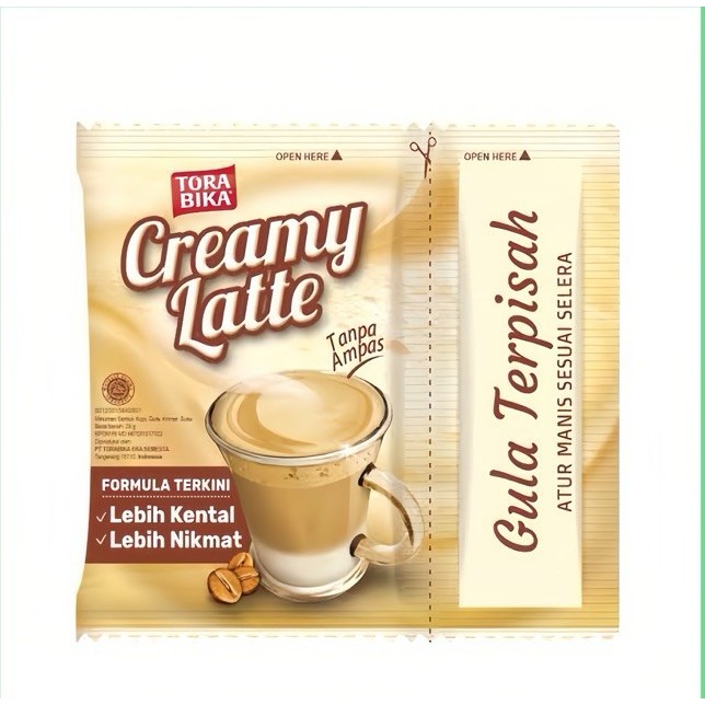 

Torabika Creamy Latte Renceng isi 10 sachet