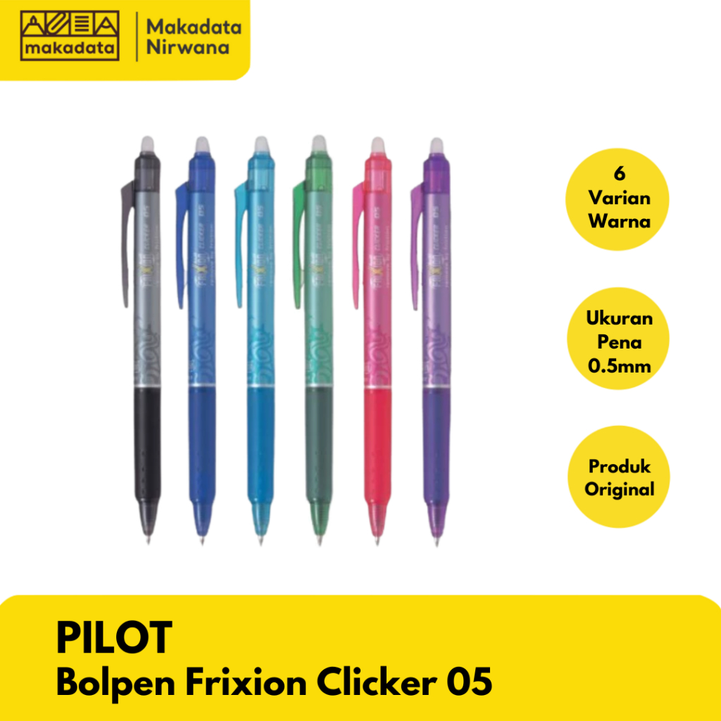 

PILOT PULPEN/BOLLPOINT/PULPEN FRIXION CLICKER 0.5 (1 PCS)
