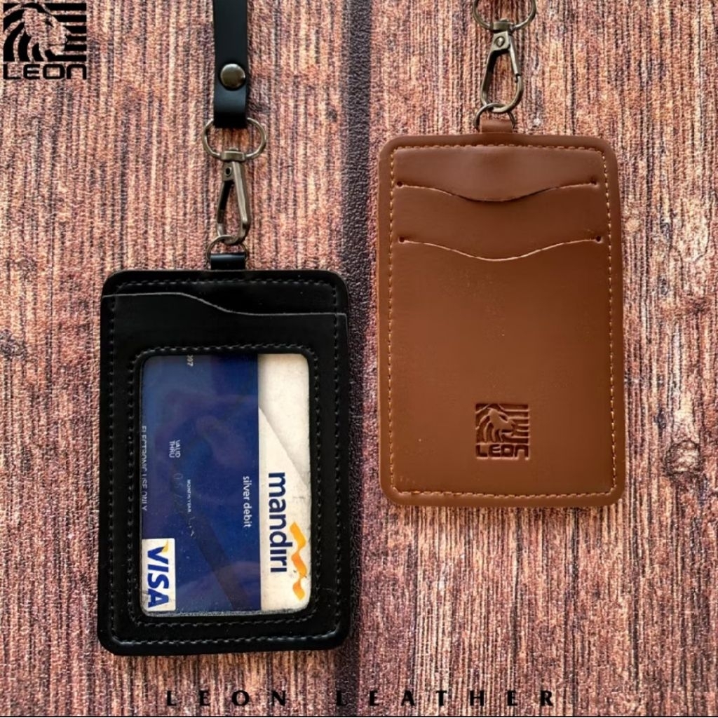 

Name TAG ID CARD Holder 3 Slot Kartu bahan KULIT/Motif Kawai Tempat PHOTOCARD/ Lanyard Polos /Motif Kucing ANEKA WARNA