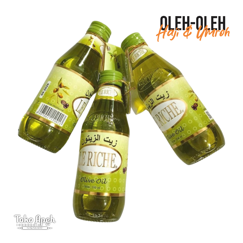 

Minyak Zaitun / Virgin olive oil LERINCHE / LERICHI 300ml Original 100%