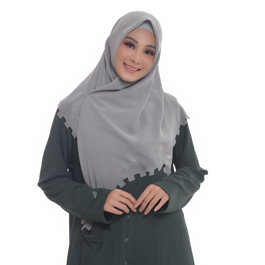 Rabbani - Zahira Dagadu Kerudung Segi Empat Polos Bahan Finex