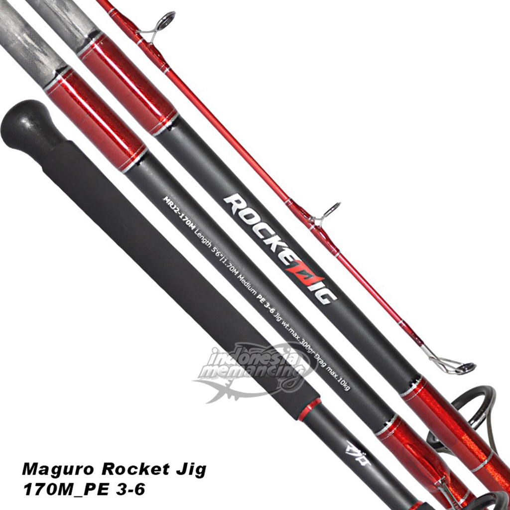Joran Jigging Maguro Rocket Jig | Joran Dasaran Laut Labuan Pancing