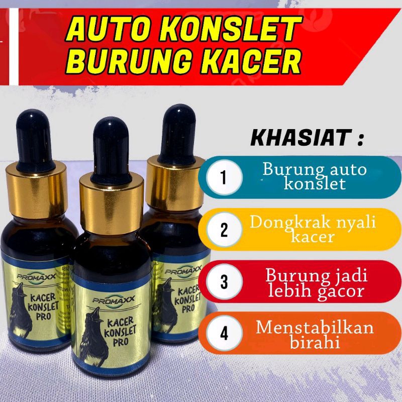 0Penggacor Promaxx Kacer Konslet Pro Vitamin Suplemen Kacer Auto Konslet