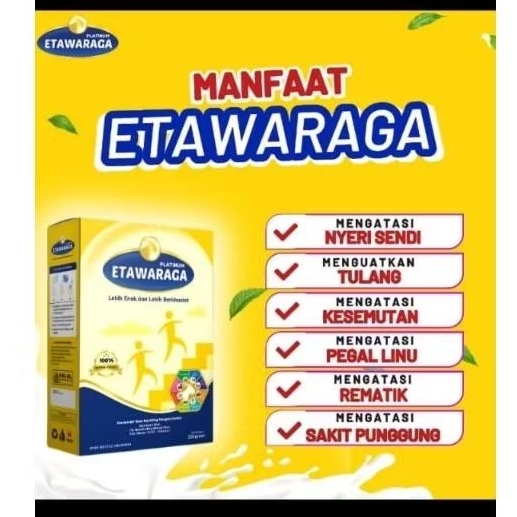 

Susu Kambing Bubuk Susu Etawaraga Platinum 200g - Tinggi Kalsium & Protein