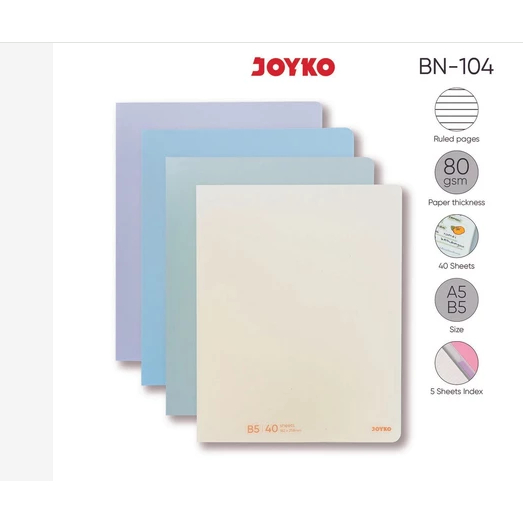 

JOYKO Binder Note BN-104 A5~B5