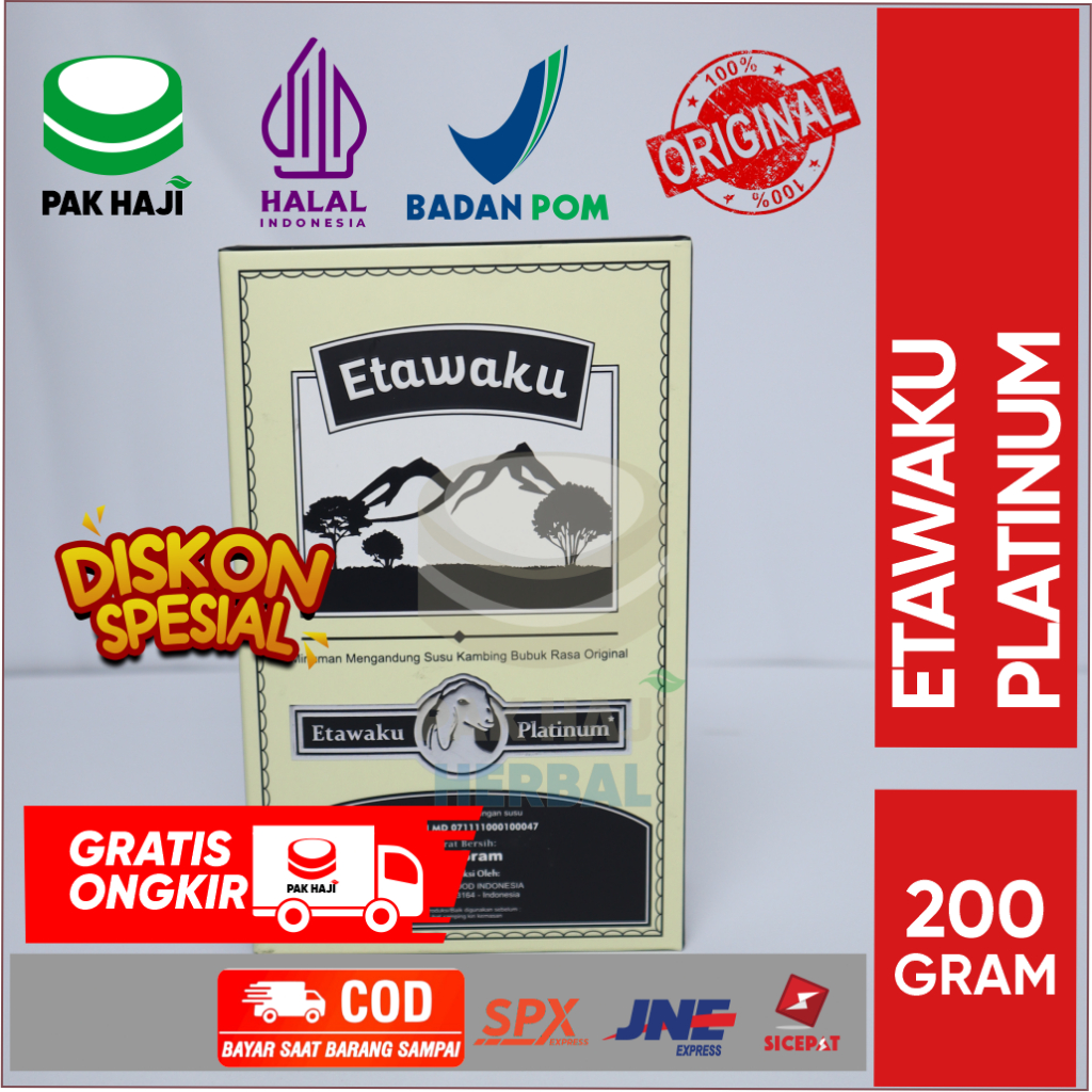 

Etawaku Platinum | Susu Kambing Etawa Asli Penuh Manfaat | Susu Kambing Etawa Original | Susu Bubuk