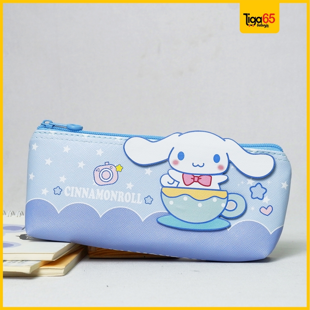 

Tempat Pensil Punch Karakter Kuromi Cinnamorol My Melody Peony / Pensil Bag 223-041