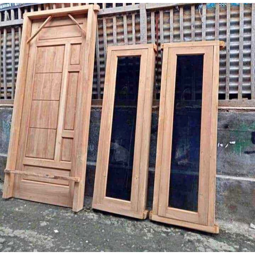 Daun pintu 1 set + Jendela 2 set