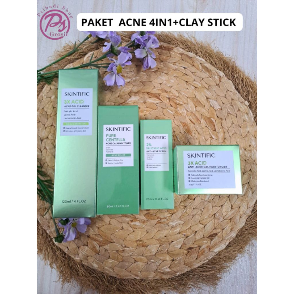 SKINTIFIC paketan Skintific // Brightening// acne// BARRIER