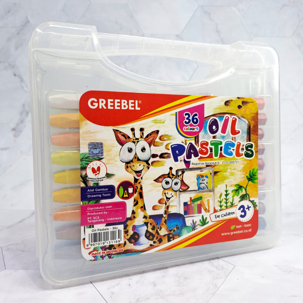 

Greebel Oil Pastels 36 Warna 36C Non Toxic Krayon Gambar dan Mewarnai