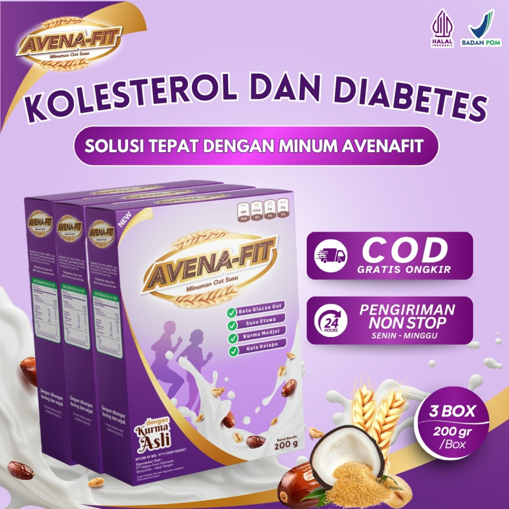 

Avenafit 2 Box Susu Oat Terbaik Solusi Kolesterol dan Diabetes BPOM 100% Original