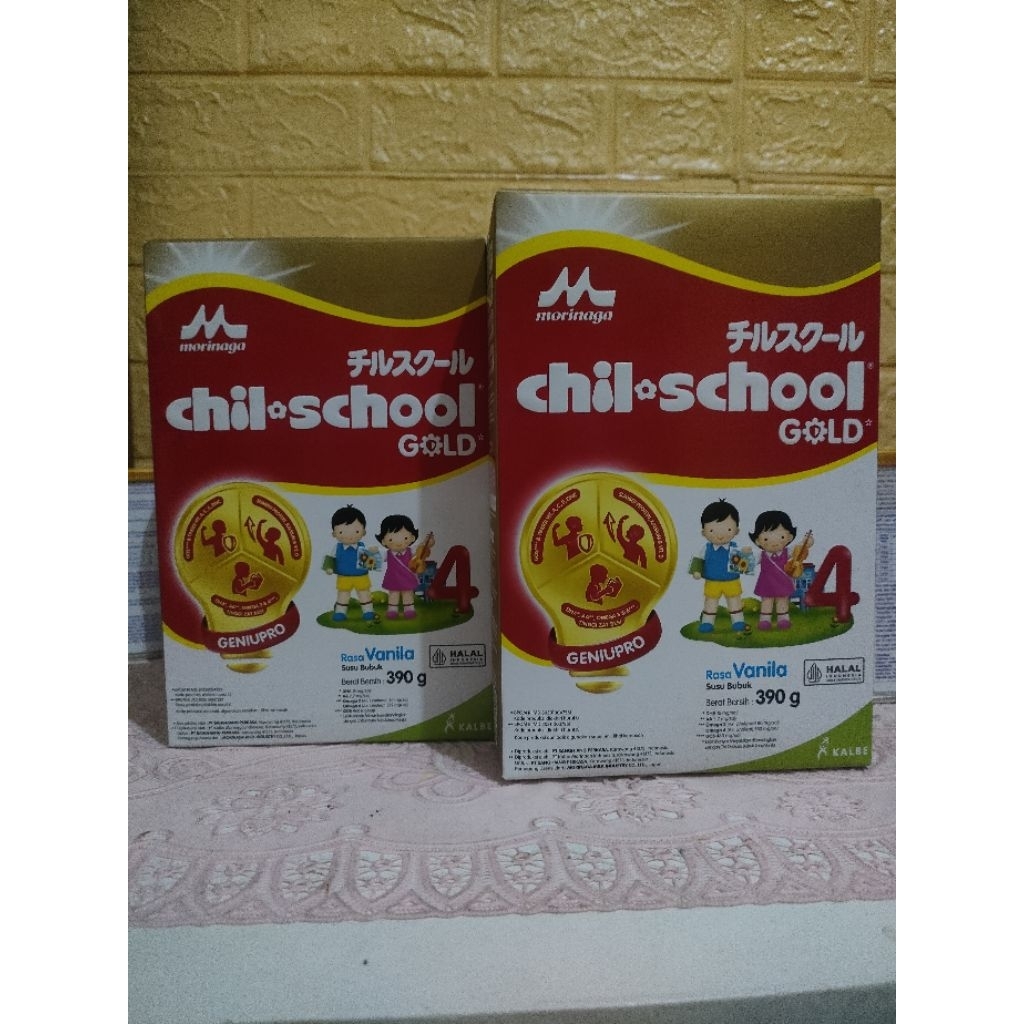 

Chil*School Gold 4 rasa vanila 390g (exp.2026)