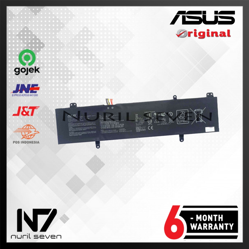Original Baterai Laptop ASUS VivoBook S410 S410U S410UA S410UN S410UNF S410UQ S140 A411 A411U A411UN