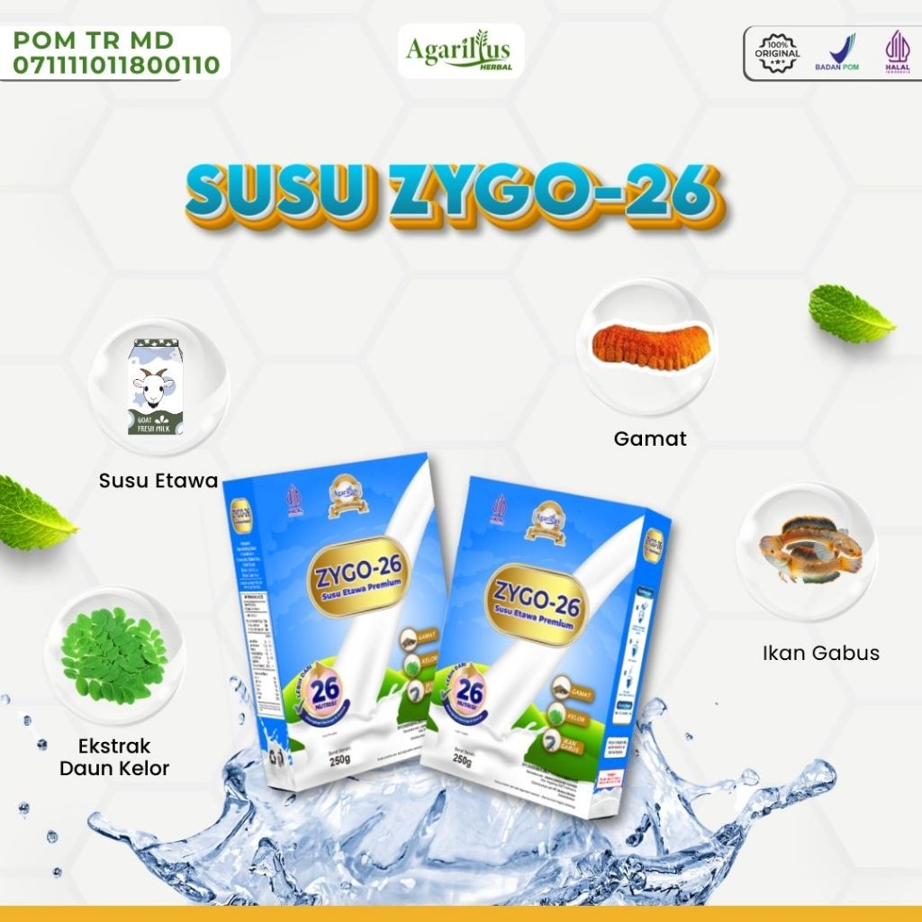 

Zygo - Susu Kambing Etawa Organik meredakan Asam Urat dan Kesehatan Tulang Memperlancar Produksi ASI