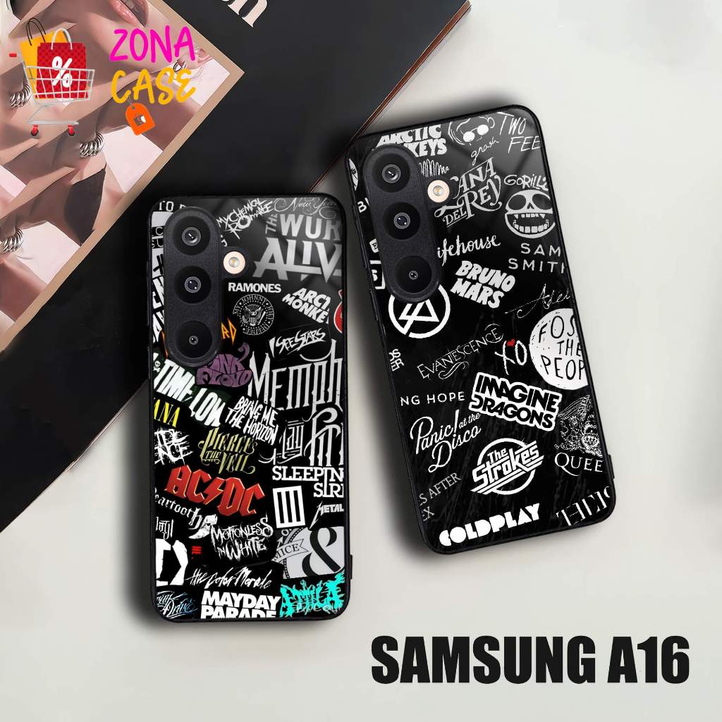 E1095 Softcase Kaca Kilau Samsung A16 - Case Hp Samsung A16 - Case Pelindung Hp Samsung A16 Terbaru