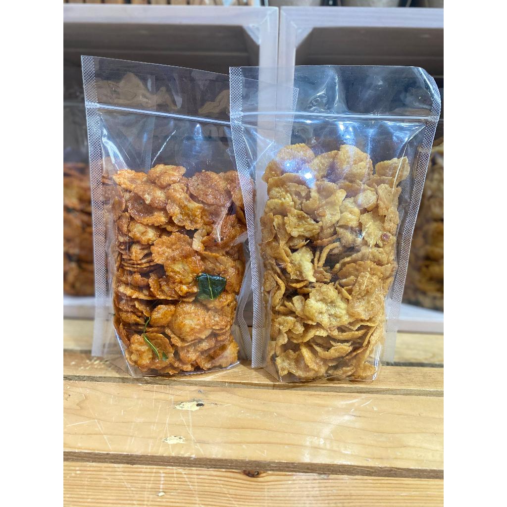 

Emping Snack Belinjo 200gr – Rasa Manis / Pedas Manis | Repack Gurih Renyah Cemilan Tradisional